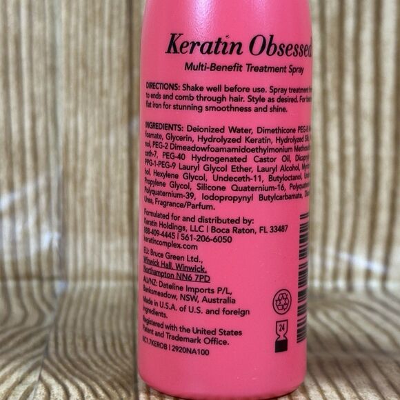 Keratin Complex Keratin Obsessed Treatment Spray 1.7‎ oz Pack of 2 - Picture 4 of 5